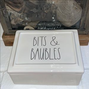 Rae Dunn Trinket Box BITS & BAUBLES
